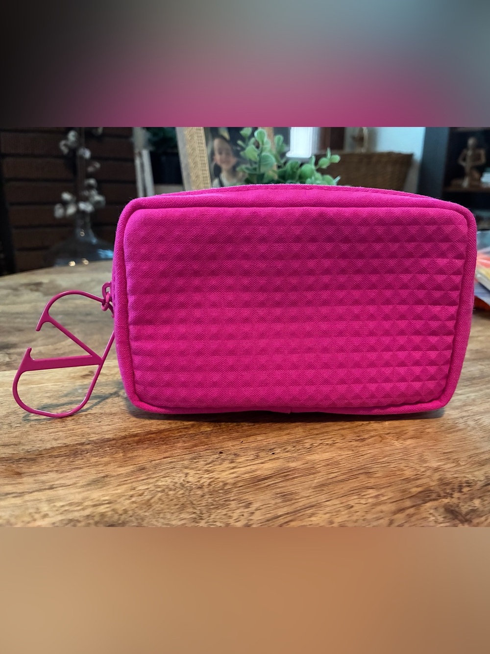 Valentino Beauty Hot Pink Makeup Pouch